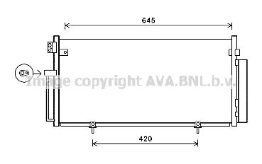 AVA QUALITY COOLING Kondensators, Gaisa kond. sistēma SU5078